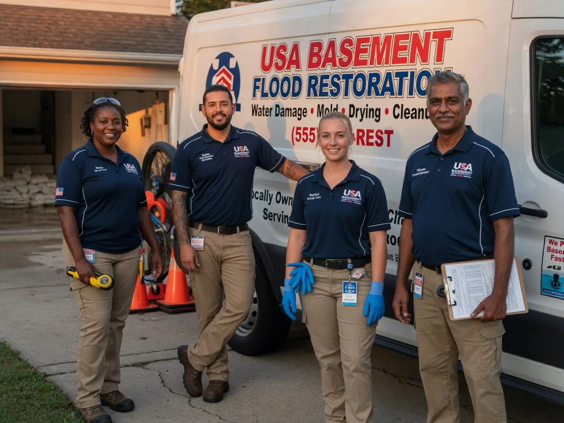 Basement Flood Cleanup company in Yale, IL